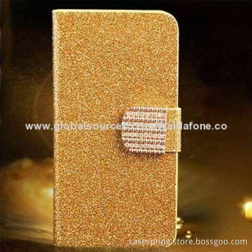 Leather Cover Case for Galaxy S4, ODM and OEM Orders Welcomed